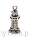 SCB250122777 Metalowa Zawieszka Wisiorek Charms - Latarnia Morska - 4 szt