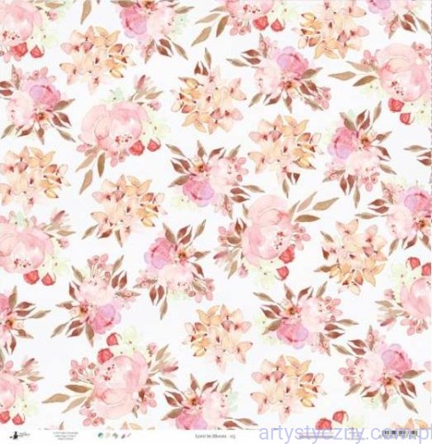 Papier Dwustronny P13 30x30cm - Love in Bloom 05 P13-249