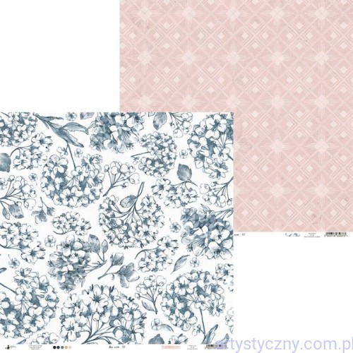 P13-352 Papier do Scrapbookingu - Piątek Trzynastego - 30x30cm - New Moon 02