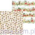 P13-CHT-08 Zestaw papierów do scrapbookingu 30x30cm P13 - Christmas treats - 7ark - połówka