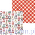 P13-CHT-08 Zestaw papierów do scrapbookingu 30x30cm P13 - Christmas treats - 7ark - połówka