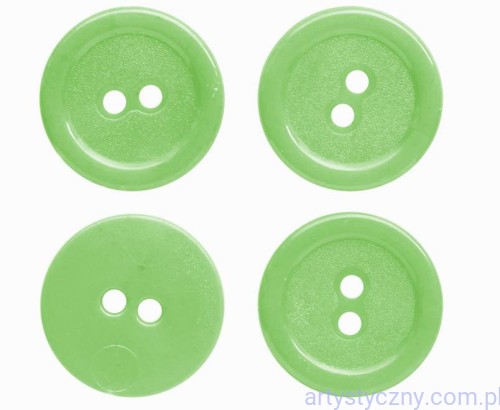 Guziki Guziczki 11mm - Oliwkowe - 60 sztuk