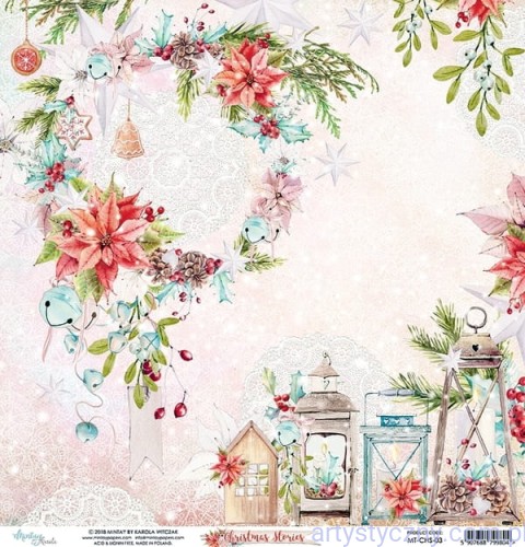 MT-CHS-03 Papier Dwustronny Mintay - Christmas Stories 03, 30x30cm