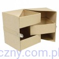 Pudełko Prezentowe Exploding Box Kostka papier mâché 10x10x12cm SCB271052