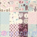 Papier Ozdobny - Romantic Vintage - 15,2x15,2 cm - 24 ark