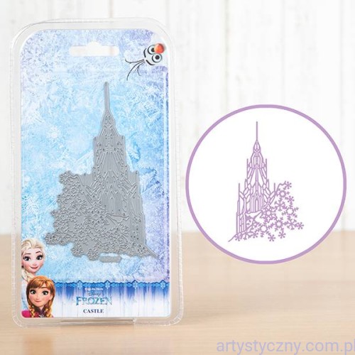 DL010 Wykrojnik Disney - Castle Zamek - Kraina Lodu - Boże Narodzenie