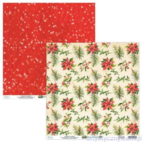 Papier Dwustronny Mintay 30x30cm - Merry and Bright 05 MT-MBR-05