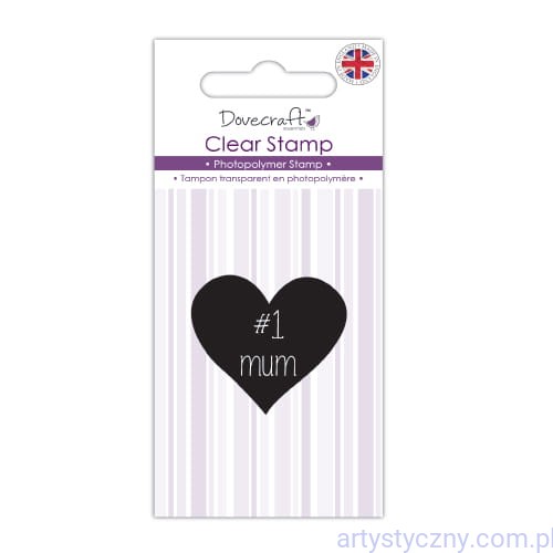 Stempel Akrylowy Dovecraft - Number One Mum 008 DCSTP008