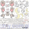 Sweet Prince Princess Animals - dodatki do wycięcia PREMIUM 15x30cm CC-DOD-III-SPGB-24-25-P