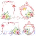 Zestaw papierów Craft o'Clock - Hello Little Girl - 15x15cm - 24ark CC-C43-HLG-09
