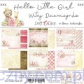 Zestaw papierów Craft o'Clock - Hello Little Girl - 15x15cm - 24ark CC-C43-HLG-09