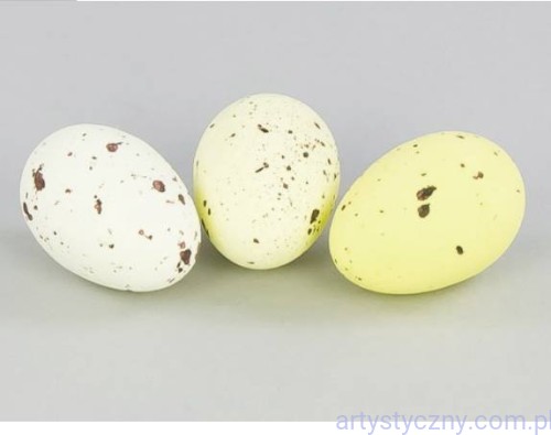 Jajka przepiórcze, nakrapiane - Białe Żółte Kremowe - 24szt