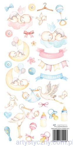 Dodatki do wycinania Dziecko z Marzeń - Dream Baby - Paper Heaven PHDZMX30X15