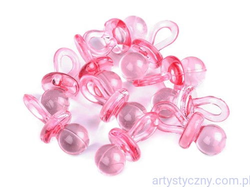 Zawieszka Dekoracja Smoczek - Różowy