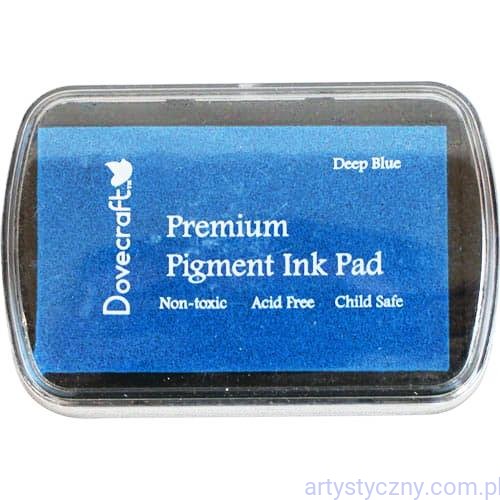 Niebieski Tusz Pigmentowy ~ Premium Ink Pad Deep Blue