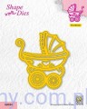 Wykrojnik Nellie's - Pram - Wózek Wózeczek SD234