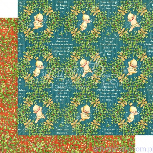 Papier Graphic45 - Kewpie Christmas na Boże Narodzenie 30x30cm