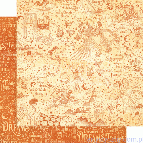 Papier Graphic45 Slumber Sea - Morskie 30x30cm