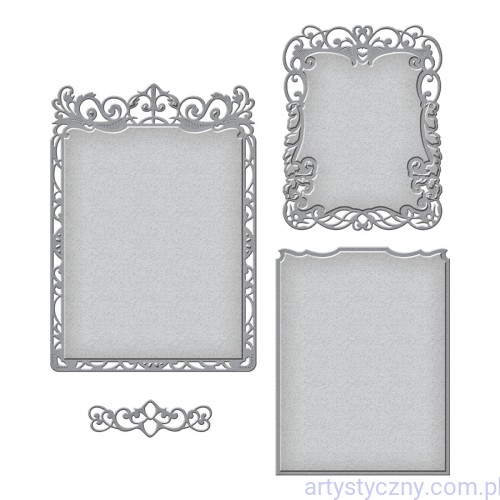Wykrojniki Spellbinders Nesting Frame Etched Dies - 4 sztuki S6-156