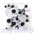 RUCHOME oczka OCZY ~ zestaw 75 sztuk