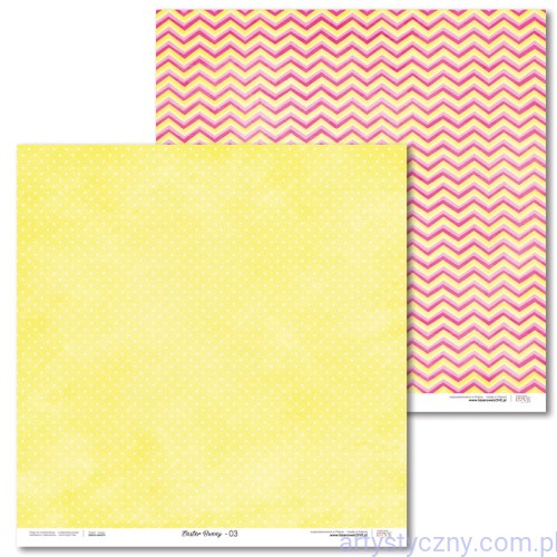 LAP17K10 - 03 Papier do scrapbookingu 30x30cm - Easter Bunny 03 - Laserowe LOVE