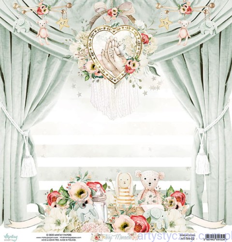 Papier Dwustronny Mintay 30x30cm - Tiny Miracle 02 MT-TIN-02