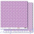Papier do Scrapbookingu - Renifery - Elegantly Festive, Reindeer Lustrous Lilac - 30x30сm SCB220609808