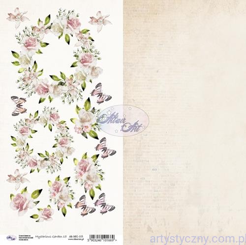 Papier AltairArt - elementy do wycinania - Mysterious Garden ALT-MG-115