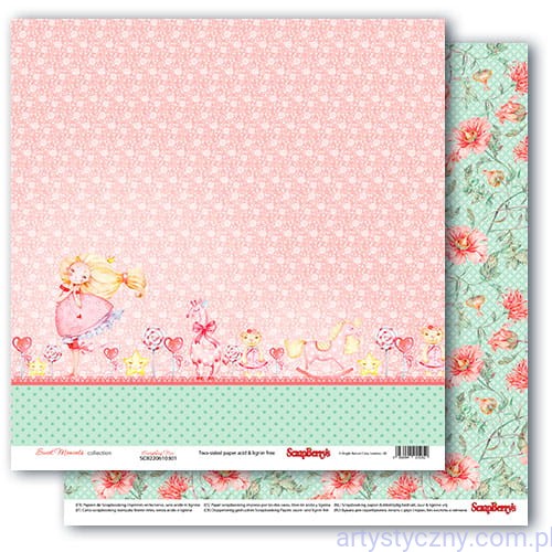 Papier do Scrapbookingu, Sweet Moments, Everything Nice, 30x30сm SCB220610301