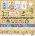 Papier do Scrapbookingu 30x30сm - Śródziemnomorskie Marzenia 08 SCB220609508