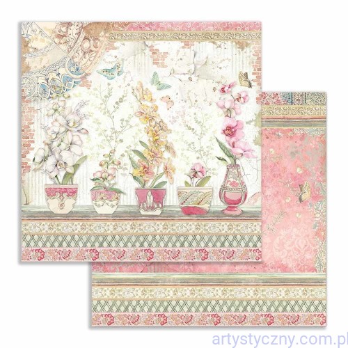 Stamperia Vases 12x12 Inch Paper Sheets (10pcs) (SBB754).jpg