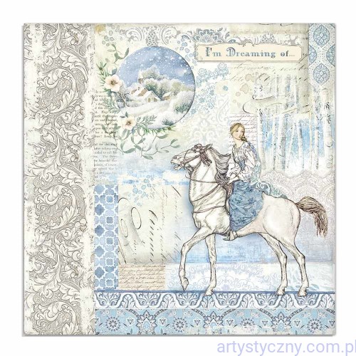 Stamperia Winter Tales Horse 12x12 Inch Paper Sheets (10pcs) (SBB719)2.jpg