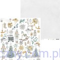 Papier P13 - Christmas Charm 07 - 30x30cm - dodatki do wycinania P13-CHC-07