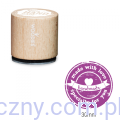 Made with love specially for you - Stempel na Bloczku Woodies Rubber Stamp WE5005