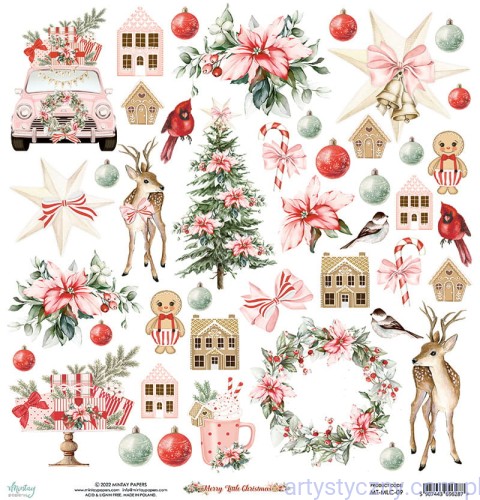 Papier Mintay elementy do wycinania - Merry Little Christmas 09 MT-MLC-09