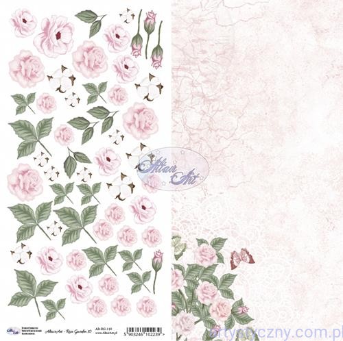 Papier AltairArt - elementy do wycinania - Rose Garden 110 ALT-RG-110