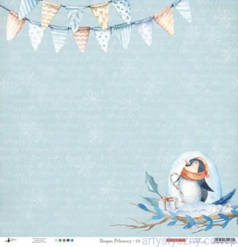 Papier Arkusz 30x30cm - Biegun Północny P13 - North Pole 03 P13-187
