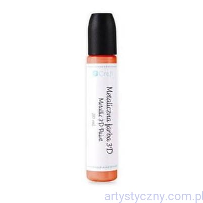 Metaliczna Farba 3D Konturówka Relief Perły 30ml - Bright Red