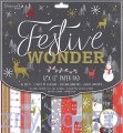 Zestaw papierów - Festive Wonder - 12ark ~ 30x30cm