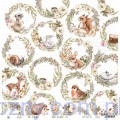 Papier Dwustronny P13 30x30cm - Forest Tea Party 02 P13-FOR-02