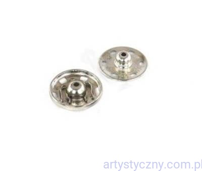 Srebrne Zatrzaski 8 mm - Koh-I-Noor - 6 par