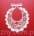 Wykrojnik Ornamentowy Niemowlęcy Śliniaczek