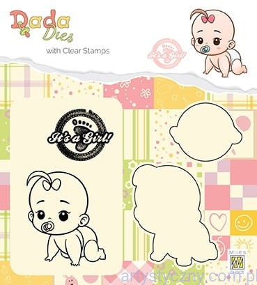 Wykrojniki i Stemple Nellie's 4szt - It's a girl DDCS012