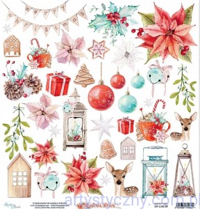 Papier Mintay Christmas Stories - dodatki do wycięcia - okładka