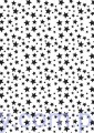 Maska Szablon - Mix Media Stencil Stars - 15x21cm NMMS026