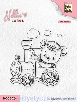 Stempel Akrylowy Nellie's Choice - Train engineer NCCS024