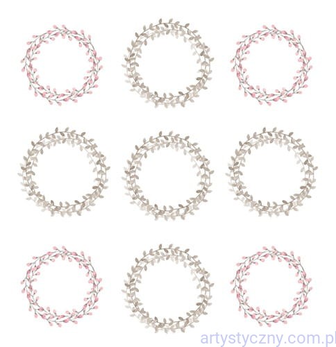 Dziecko z Marzeń - Papier do scrapbookingu Wianki do wycięcia 30x30cm - okładka PHDZM00SET