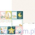 Bloczek papierów do scrapbookingu 15x15cm P13 - Good Night - 24ark P13-GNT-09