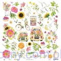 P13-SUM-07 Papier do scrapbookingu P13 - The Four Seasons - Summer - dodatki do wycięcia