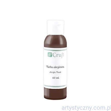 Farba Akrylowa 60ml -  CHOCOLATE - Brązowa DPFA-010
